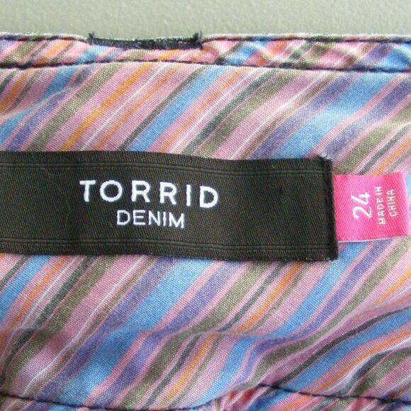 TORRID Denim Jeans, 24, Dark Wash, 3 button waist, Pockets - Picture 8 of 12